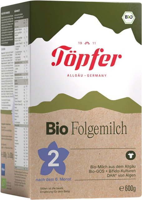 Töpfer Bio Folgemilch 2 3 x 200 g - Bild 1