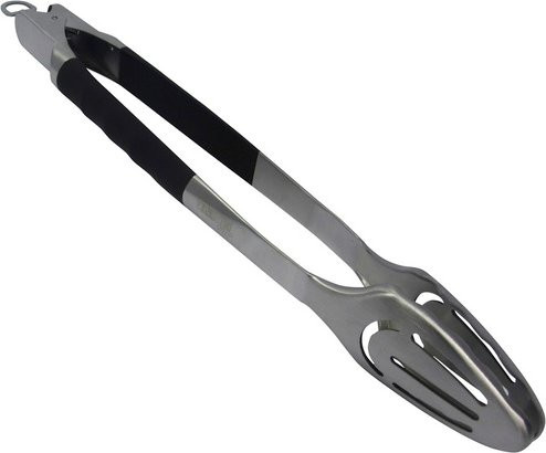 Mr. GARDENER Grillzange aus Edelstahl in Silber und Schwarz, Länge: 44,5 cm - Bild 1