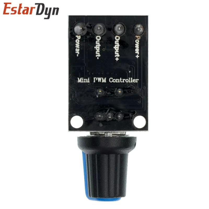 Estardyn PWM DC Motor Drehzahlregler und Spannungsregler mit LED Dimmer, Multicolour, 5V 12V 10A - Bild 2