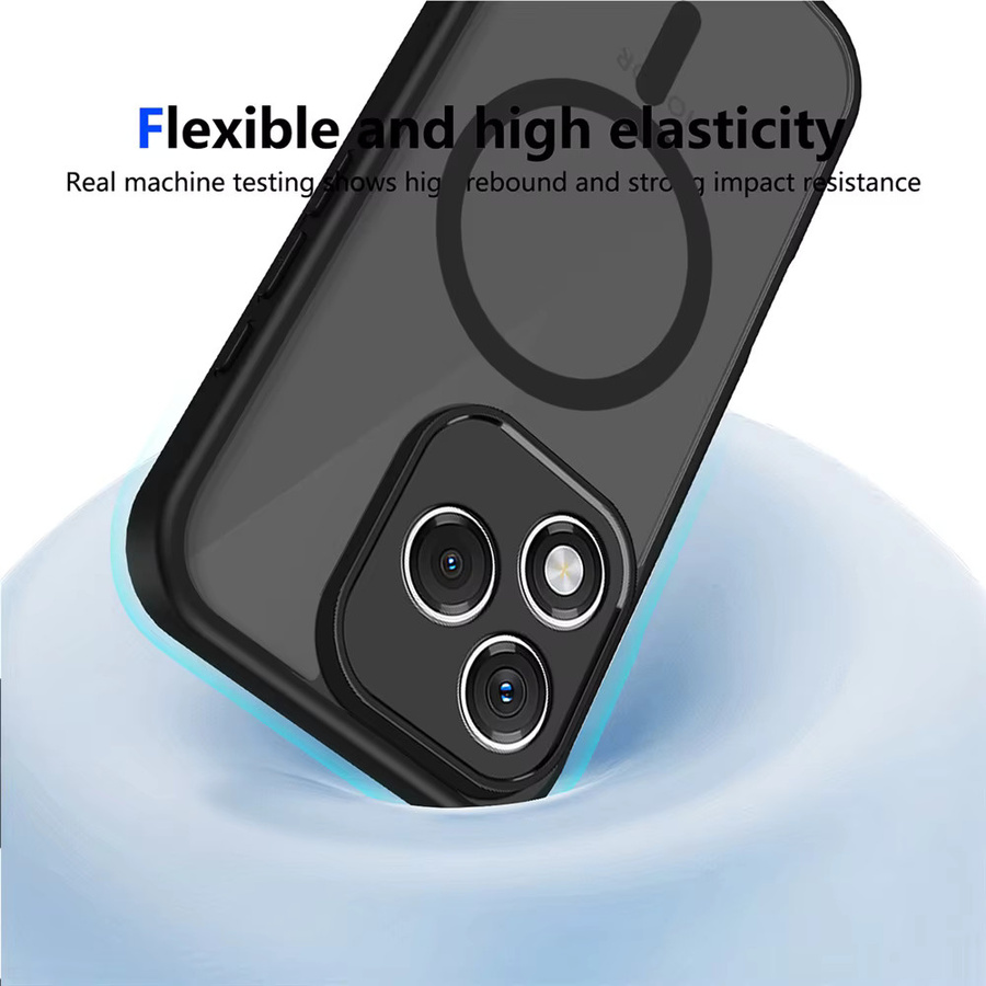 Stoßfeste Handyhülle für Honor Magic 7 8 Lite und Honor X-Serie in Schwarz aus PC und TPU - Bild 3