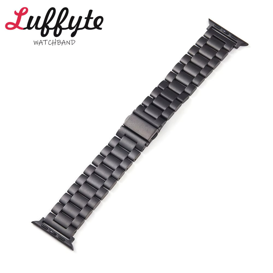 luffyte Uhrenarmband Edelstahl, Silber, Unisex - Bild 2