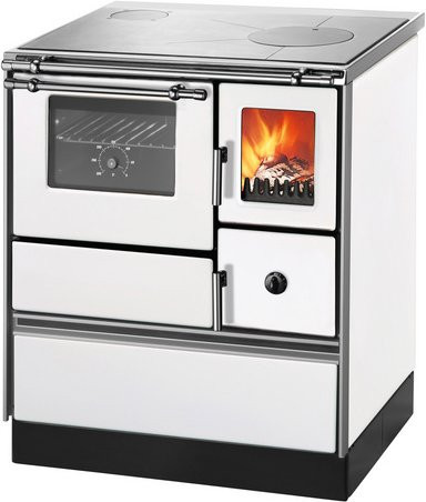 WESTMINSTER Holzherd Style70 in Weiss mit 7,6 kW Heizleistung, B/T/H: 85 x 70 x 60 cm - Bild 1