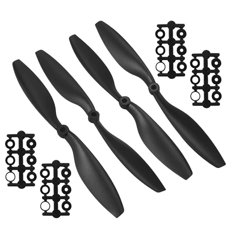 QX-MFLU 1045 Quadcopter Propellerblätter, 10 Zoll Durchmesser, 4-teiliges Set - Bild 3