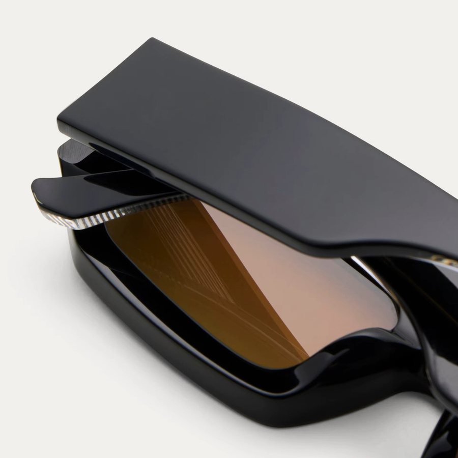 HONKAN.WZ Sonnenbrille, Vollrand, Acetat, Schwarz, Unisex - Bild 3
