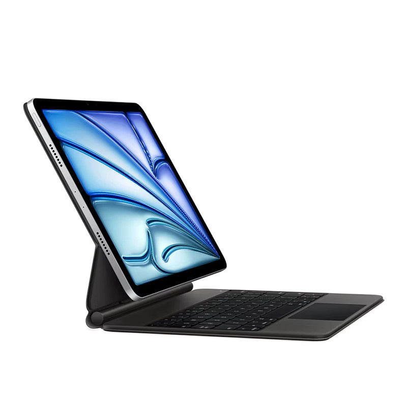 LFOIQN Magic Keyboard Schutzhülle für iPad Air 13 Zoll M3 M2 und iPad Pro 11 / 12,9 Zoll in Schwarz - Bild 2