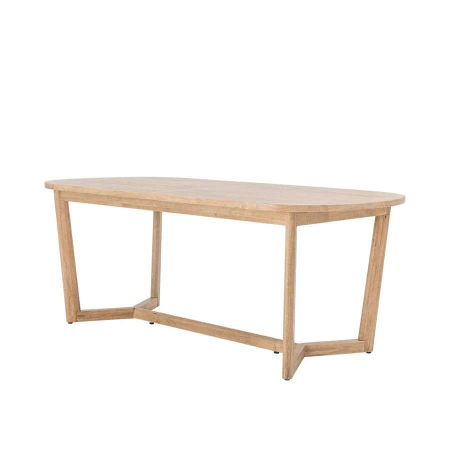 Bloomingville Esstisch Serrone aus Rubberwood in Natur, rechteckig, B/T: 200 x 100 cm - Bild 1