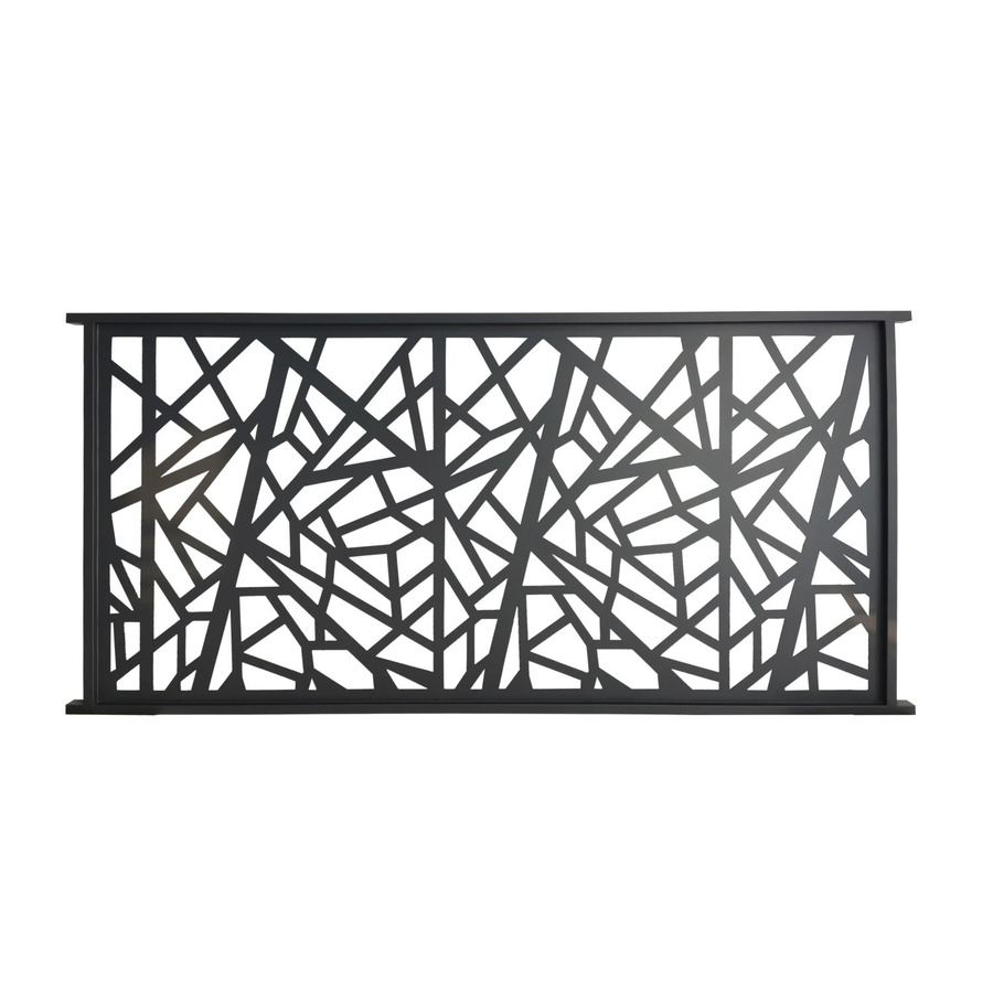 Aluminiumzaun Amsterdam Zaunmatte pulverbeschichtet Anthrazit B/H: 200 x 100 cm - Bild 2