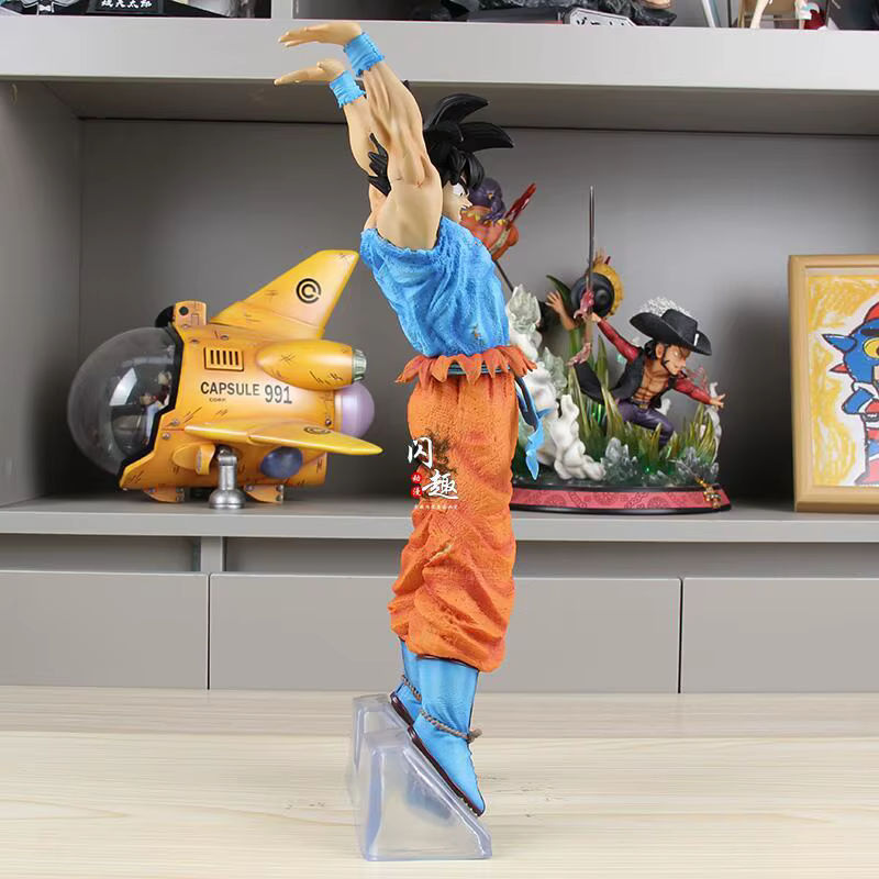 Bandai Dragon Ball Z Son Goku Ssj Actionfigur aus Kunststoff, Höhe: 42 cm, mehrfarbig - Bild 4