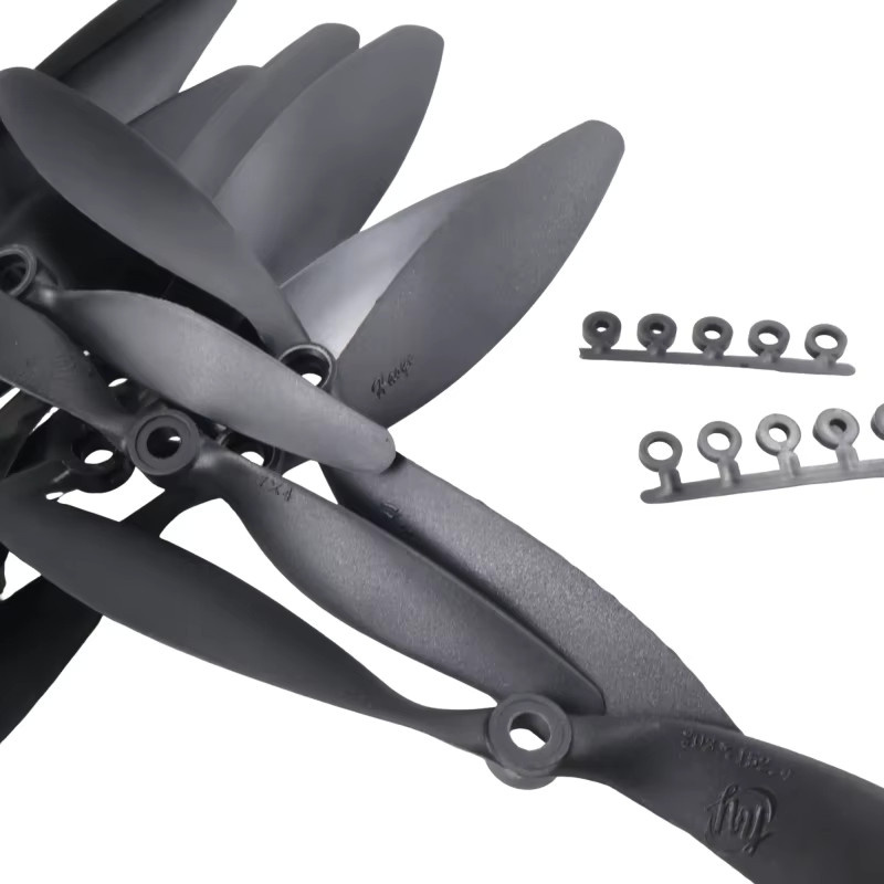 Haoye Slow Fly Propeller, 6-teiliges Set, Schwarz, Kunststoff - Bild 2