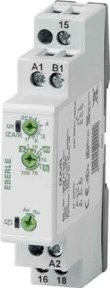 Eberle Controls Zeitrelais IZA/R in Weiß, 1A, 24-240VAC/DC, zur DIN-Schienen-Montage - Bild 1