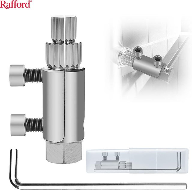 Rafford Rohrnippel-Ausdreher-Set 1/2 Zoll Gewinde-Entferner für gebrochene Rohre, Silber - Bild 1