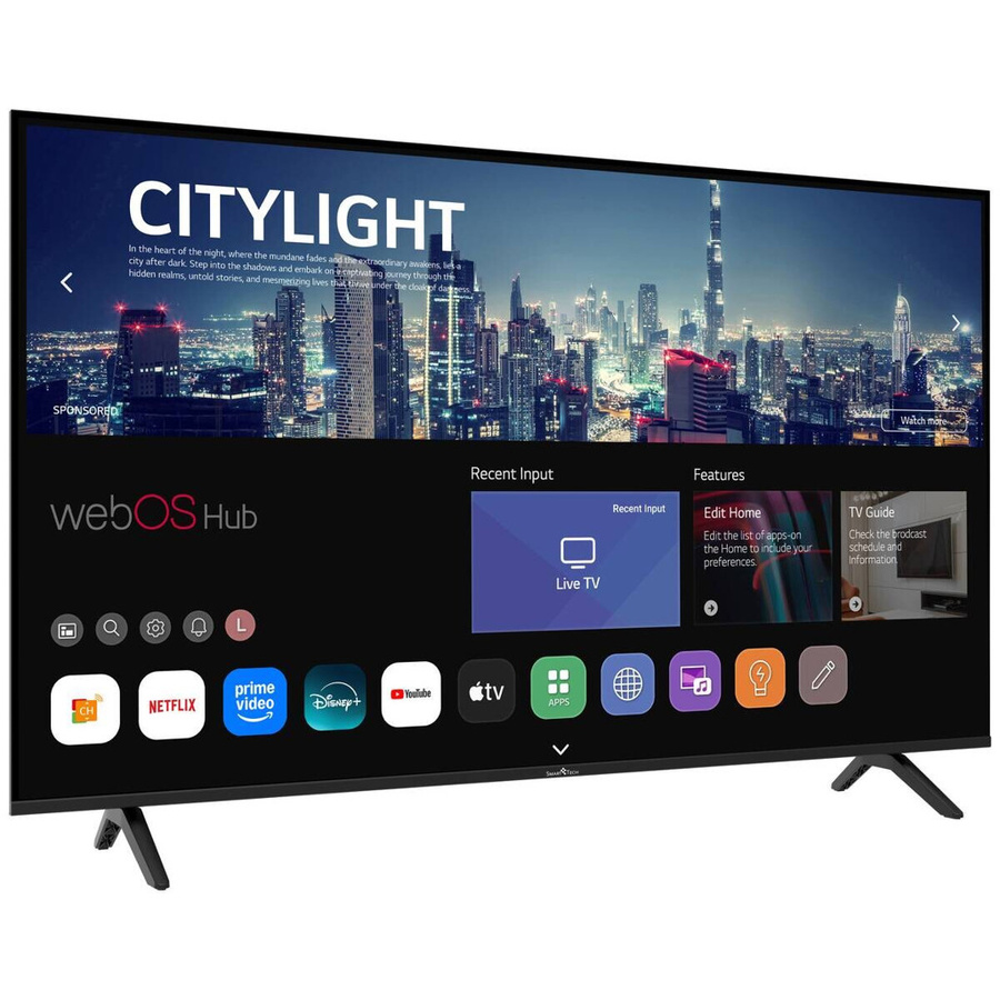 Smart-Tech LED-TV 55UW02K 55 Zoll 4K UHD in Schwarz B/H: 123 x 77 cm - Bild 2