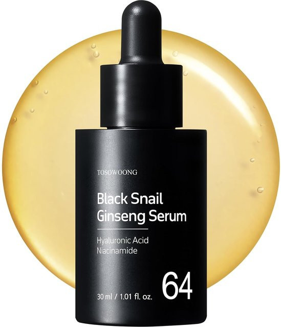 TOSOWOONG Black Snail Ginseng Serum, 30 ml, Ginseng - Bild 1