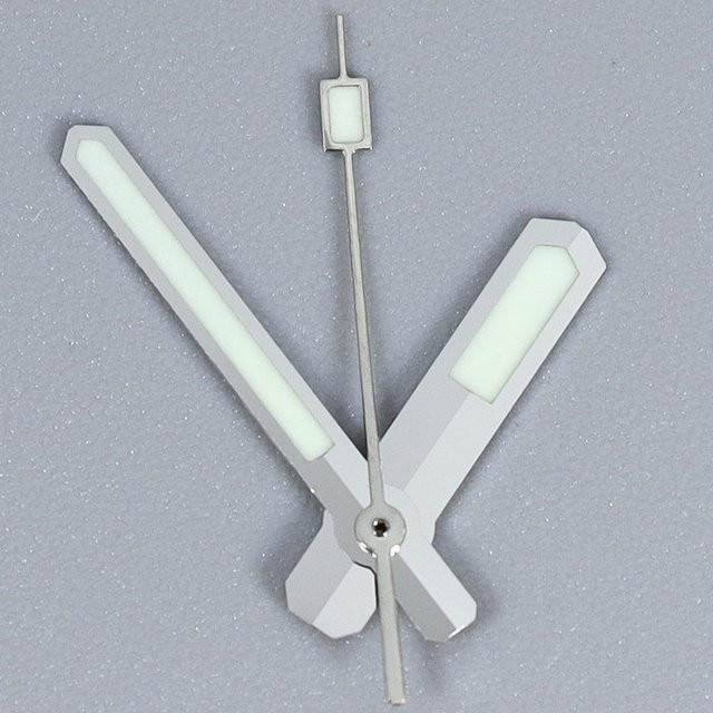miaozhunke Uhrzeiger, Silber, C3 Grün Leuchtend, NH35 NH36 4R36 Bewegung - Bild 1
