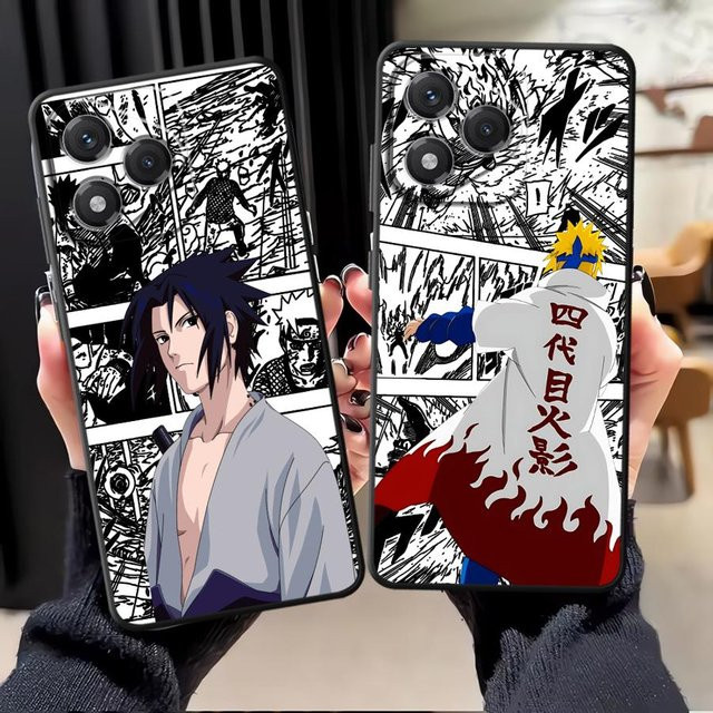 Schwarze Anime Sasuke Handyhülle für Honor 200 400 Lite X7c X9a Magic 5 Lite 8X X8 X5b X6 90 70 - Bild 1
