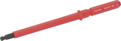 Cimco VDE INHEX 5 KK Wechselklinge für Elektriker, Universal Innen-Sechskant 5 mm, rot - Bild 1