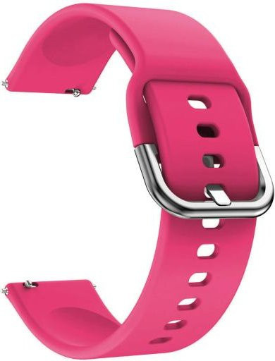 Shenmeida Uhrenarmband Smartwatch, Silikon, rose rot, Unisex - Bild 1