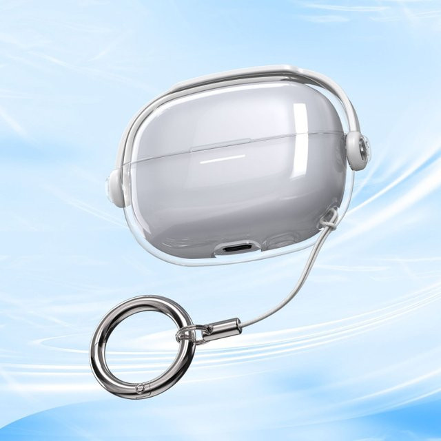 Schutzhülle für Xiaomi Redmi Buds 6 5 4 Pro mit Lanyard und Ständer, Transparent - Bild 1