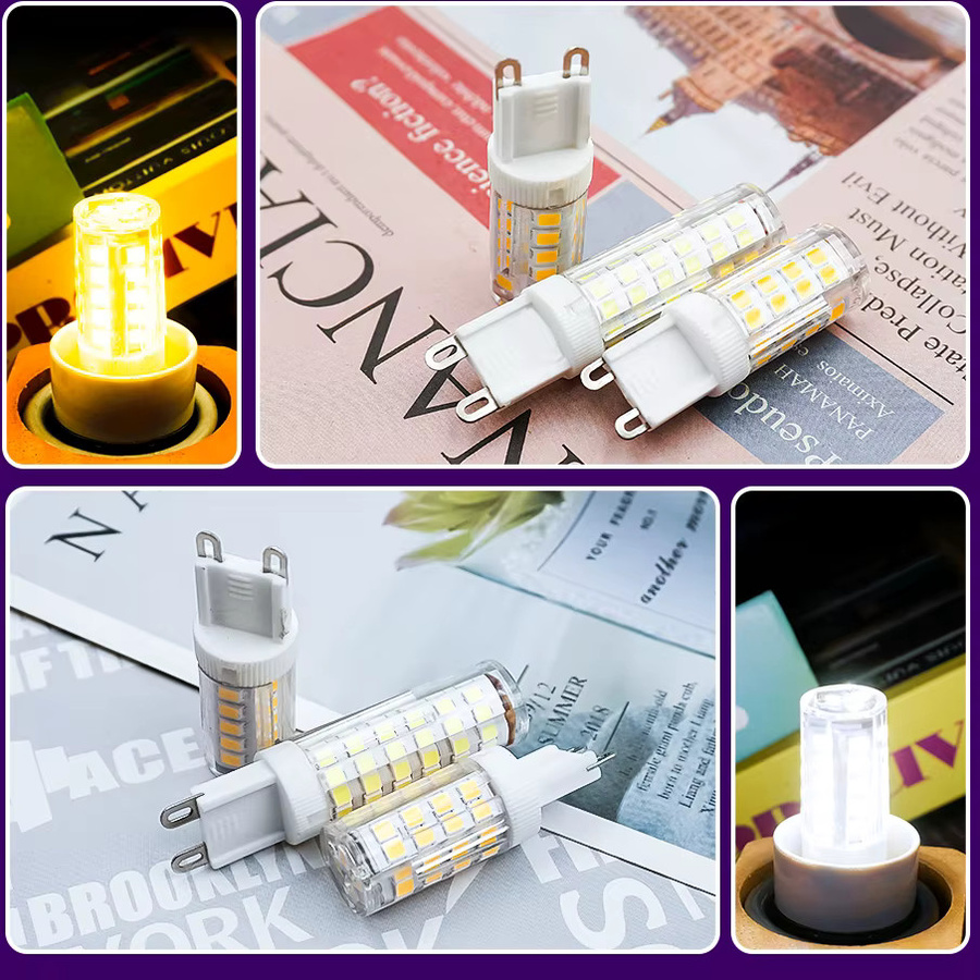 LARZI G9 LED-Lampe Set aus 5 Stück, Keramik SMD2835 LED-Birne, Weiß, CCT Warmweiß/Kaltweiß, 220V Ersatz für Halogenlicht - Bild 2