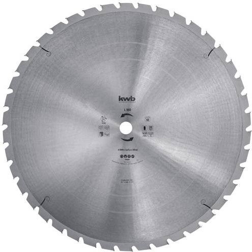 Kwb Kreissägeblatt für Holz, Carbide Tipped, Silber, Durchmesser: 600 mm, Bohrung: 30 mm - Bild 1