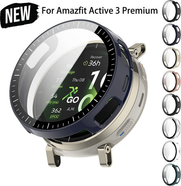 FancyWrist Schutzhülle für Amazfit Active 3 Premium, PC, kratzfester Rahmen - Bild 1
