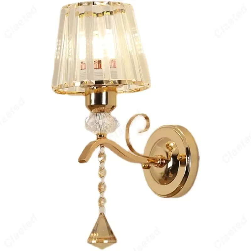 Claeted LED Wandleuchte mit Kristall-Lampenschirm für Wohnzimmer, Schlafzimmer und Badezimmer - Bild 4