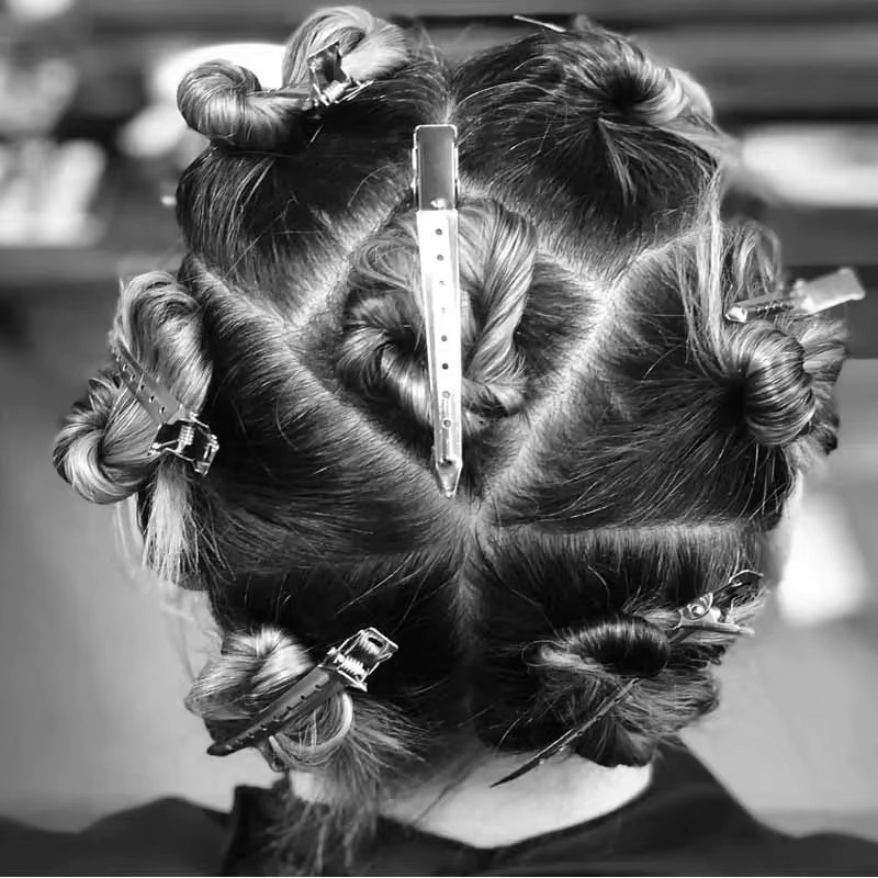 Pin-Locken-Haarspange für Damen, 10/20 Stück - Bild 3