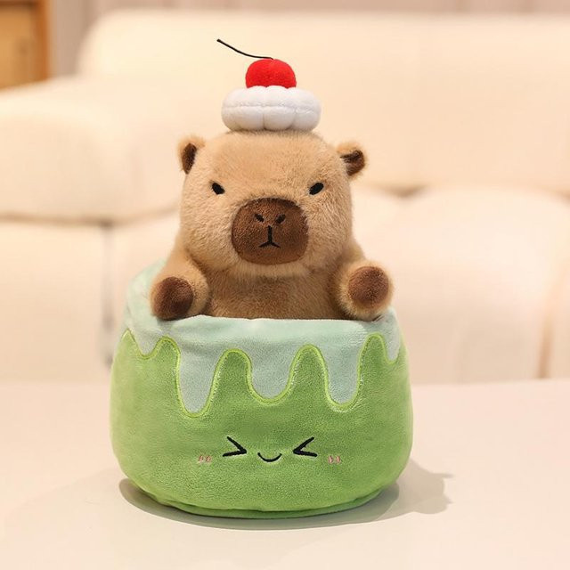 Linyi toy Capybara in Cupcake, Plüschtier, Bunt / Mehrfarbig - Bild 1