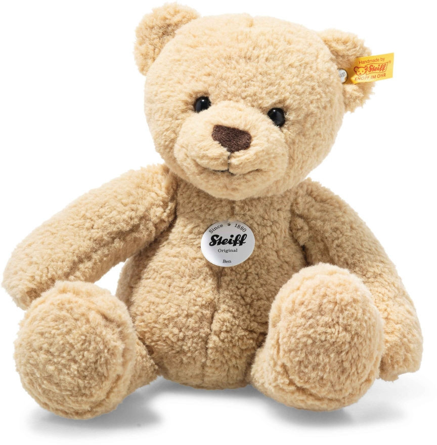 Steiff Teddybär Ben, Plüsch / Textil, 30cm, beige - Bild 1