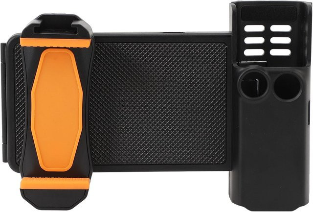 DJI Handyhalterung und Erweiterungsadapter für Osmo Pocket 3 Actionkamera in Schwarz mit 1/4-Zoll-Schraubloch und Handy-Clip - Bild 1