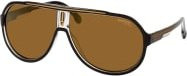 Carrera 1057/S Sonnenbrille Aviator, Herren, Vollrand, Plastic, black, brown - Bild 1