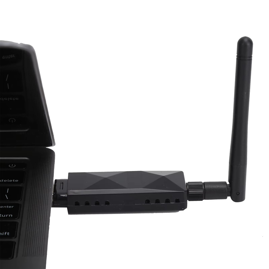 Wireless NetCard AR9271 USB-WLAN-Adapter mit abnehmbarer 2dBi-Antenne in Schwarz für TV und Computer - Bild 2