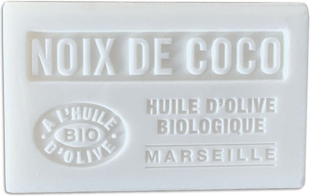 Savonnerie des Alpes Provence Duftseife Kokosnuss mit Bio Olivenöl, 125g - Bild 1