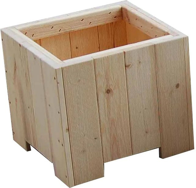 Gaspo Blumenkasten Wels Fensterkasten in Natur mit den Maßen B: 35 cm, T: 45 cm, H: 45 cm - Bild 1
