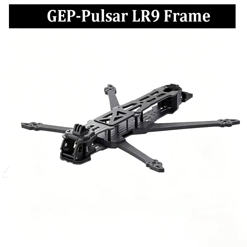 GEPRC GEP-Pulsar LR 9-11 Zoll FPV Freestyle Racing Langstrecken-Drohnenrahmen aus 7075-T6 Aluminium in Schwarz - Bild 2