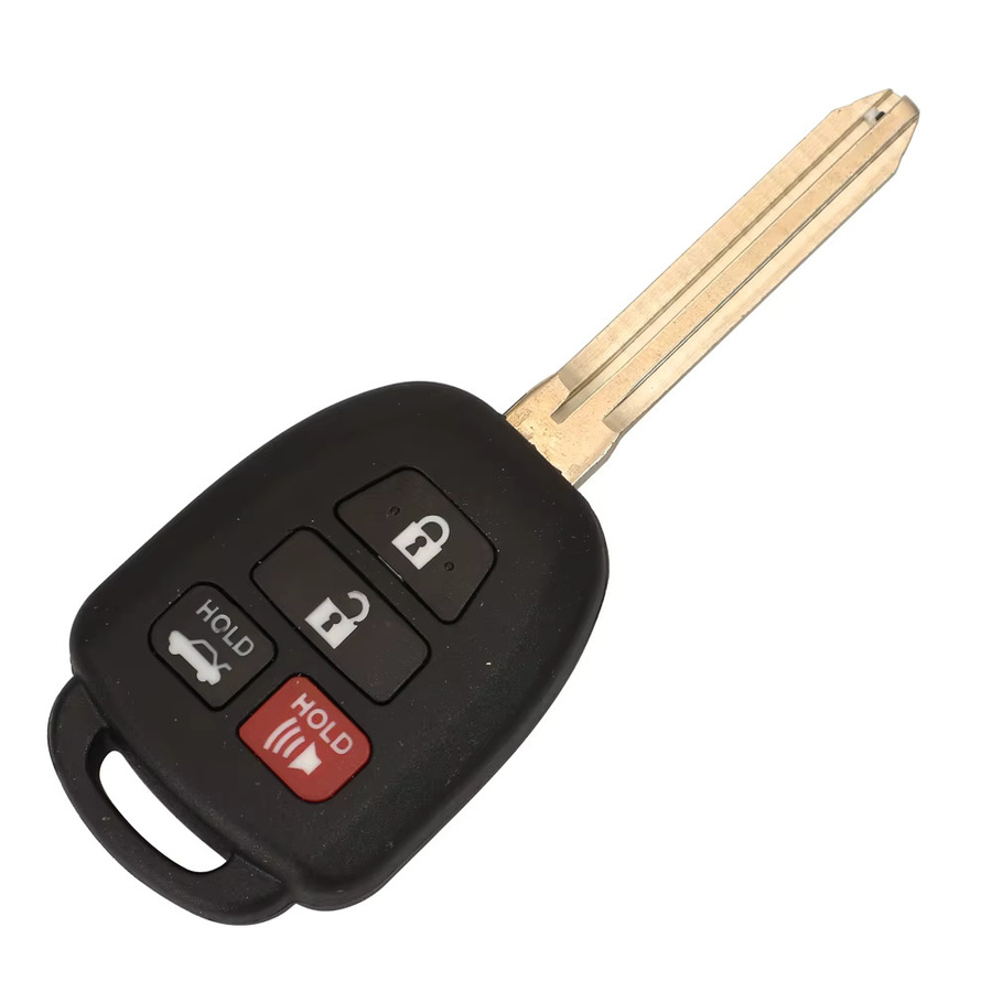 Jingyuqin Smart Remote Autoschlüssel mit 314,4 MHz G/H Chip für Toyota Prius 2, Hilux, Etios, Vios, Yaris und Corolla in Schwarz - Bild 3