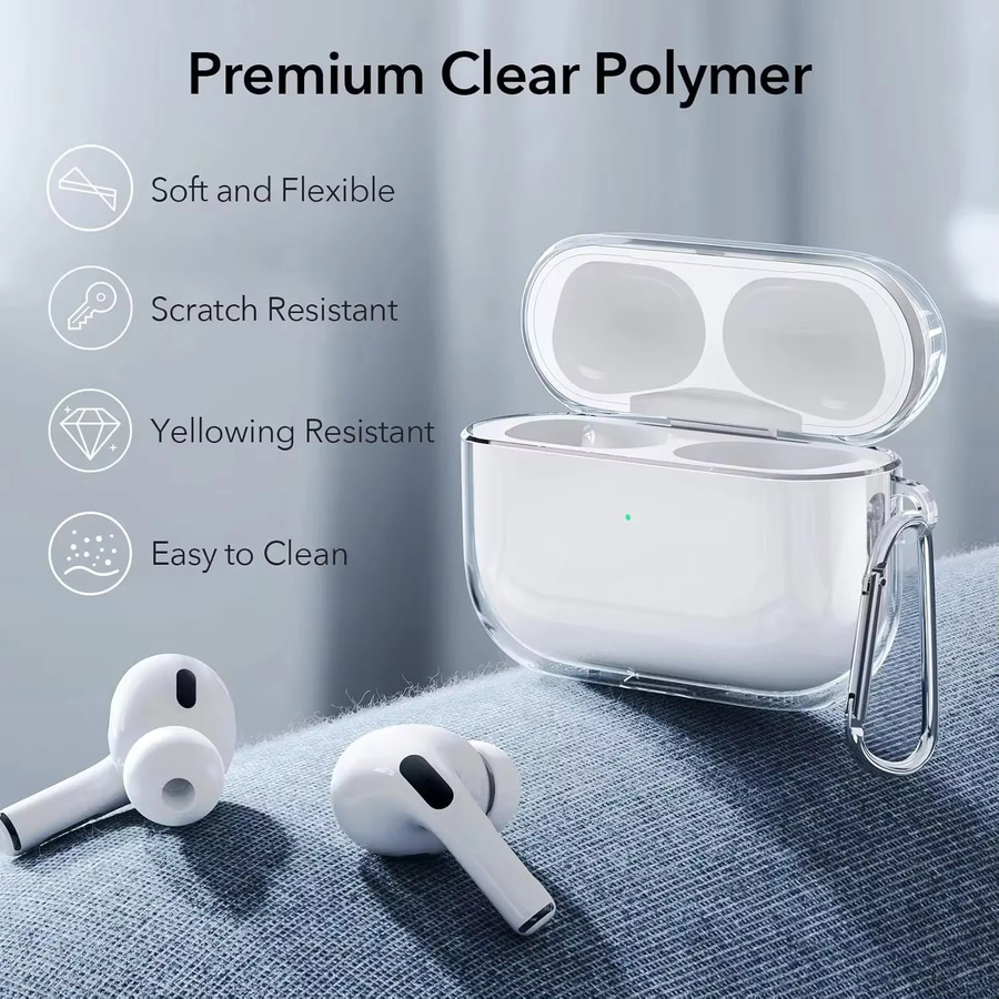 Transparente TPU Schutzhülle von WEIJI für AirPods 4, 3 und Pro 2 Generation - Bild 2