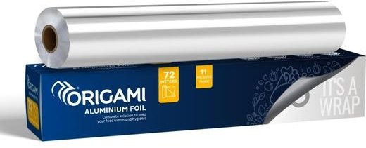 Origami Aluminiumfolie Silber für Lebensmittel, 725 g - Bild 1