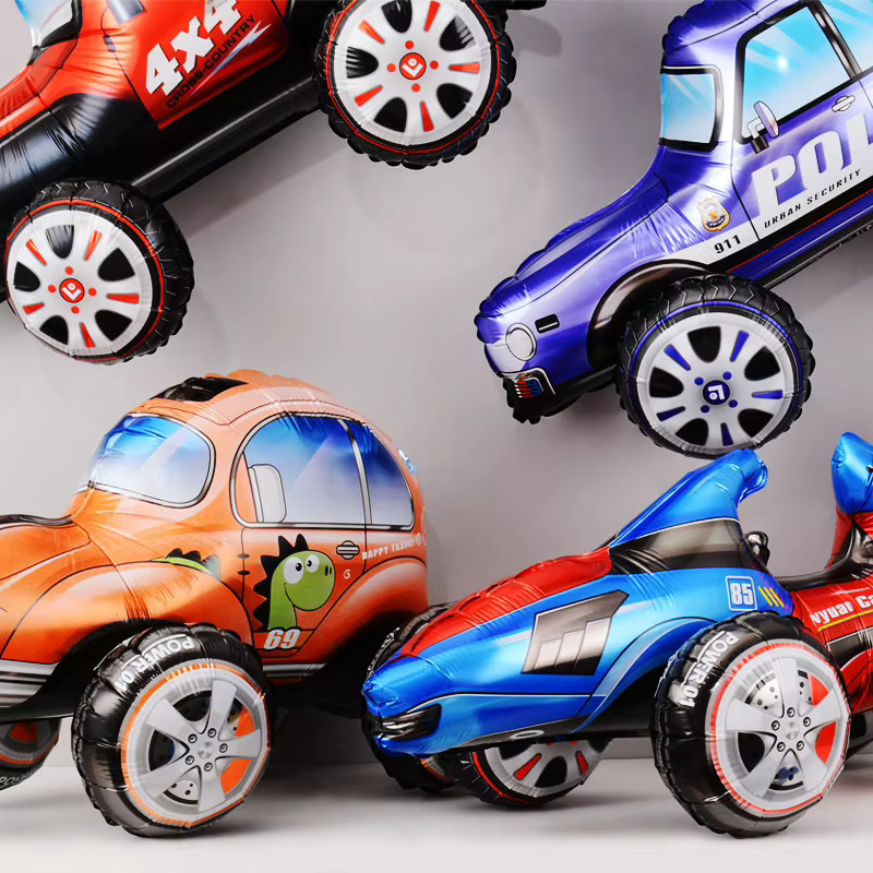 Hot Wheels 3D-Puzzle Rennauto aus Aluminiumfolie als sportliche Tischdekoration in Gelb und Multicolour - Bild 2