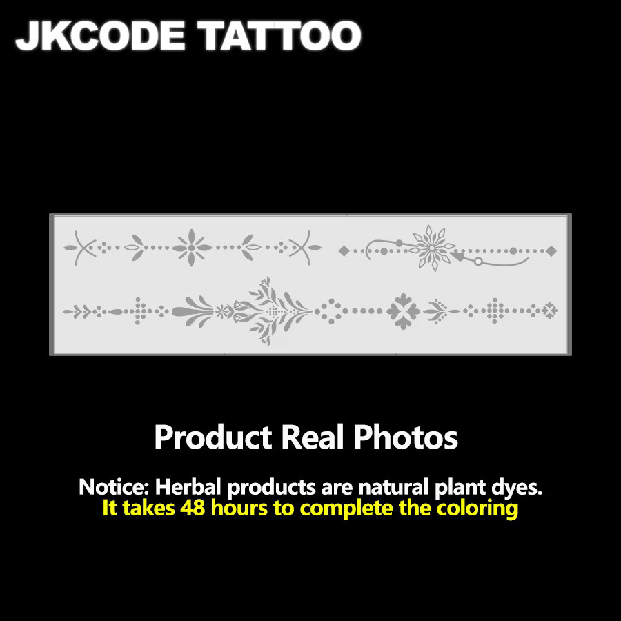JKCODE TATTOO Wirbelsäulen-Tattoo-Aufkleber - Bild 2