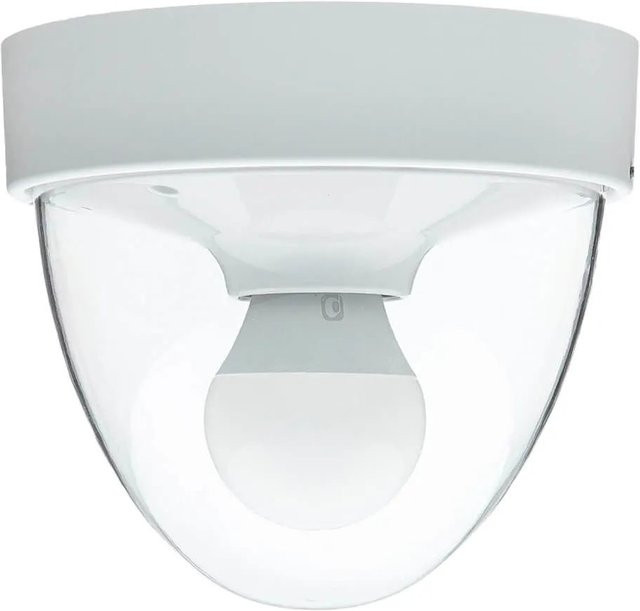 Licht-Erlebnisse Deckenlampe Weiß Modern Rund IP44 E27 Durchmesser: 18 cm - Bild 1