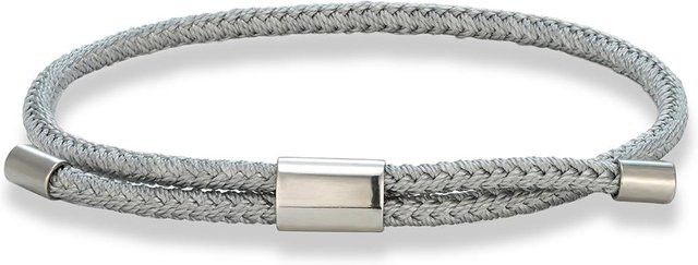 Verstellbares nautisches Seilarmband, grau, Unisex - Bild 1