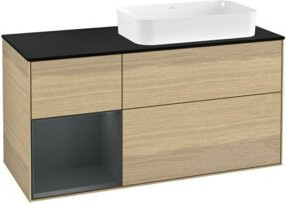 V&B Waschtischunterschrank Finion in Beige, lackiert, Breite: 120 cm, Tiefe: 50,1 cm, Höhe: 50,1 cm - Bild 1
