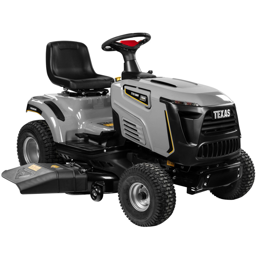 Texas Benzin-Rasentraktor Premium TTS108H mit zwei elektromagnetisch aktivierten Messern, Mulching-Plug und Anhängerkupplung - Bild 2