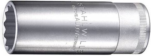 Stahlwille Steckschlüsseleinsatz 1/2 Zoll 12-kant SW 27mm Länge 83mm silber - Bild 1