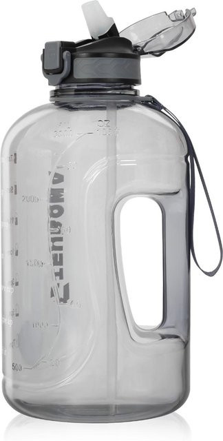 GIFUBOWA Sport-Wasserflasche für Outdoor und Fitness, transparent, 3,0 l - Bild 1