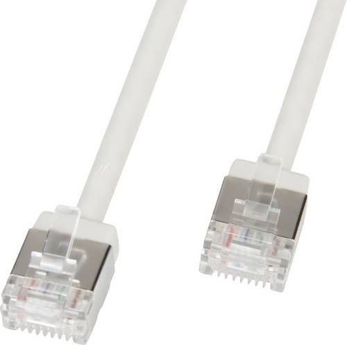 Roline RJ45 Patchkabel CAT 6a U/FTP Ethernet LAN Grau, Länge: 1,5 m - Bild 1