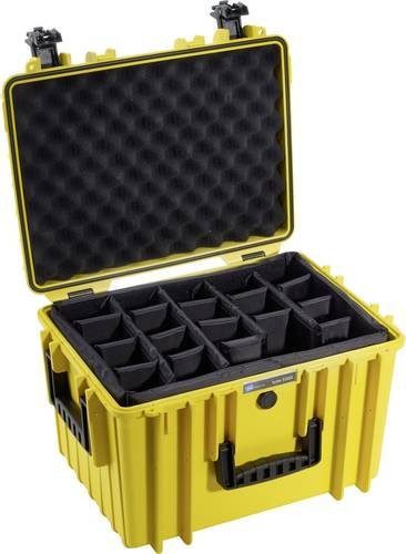 B&W International outdoor.cases Typ 5500 Kamerakoffer Wasserdicht Gelb - Bild 1
