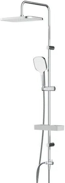 AM.PM Duschsystem Play F078W203 Duschsäule mit Regenduschkopf und Handbrause in Chrom - Bild 1
