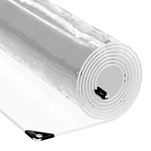vidaXL Plane Transparent aus PVC 5 x 5 m - Bild 1